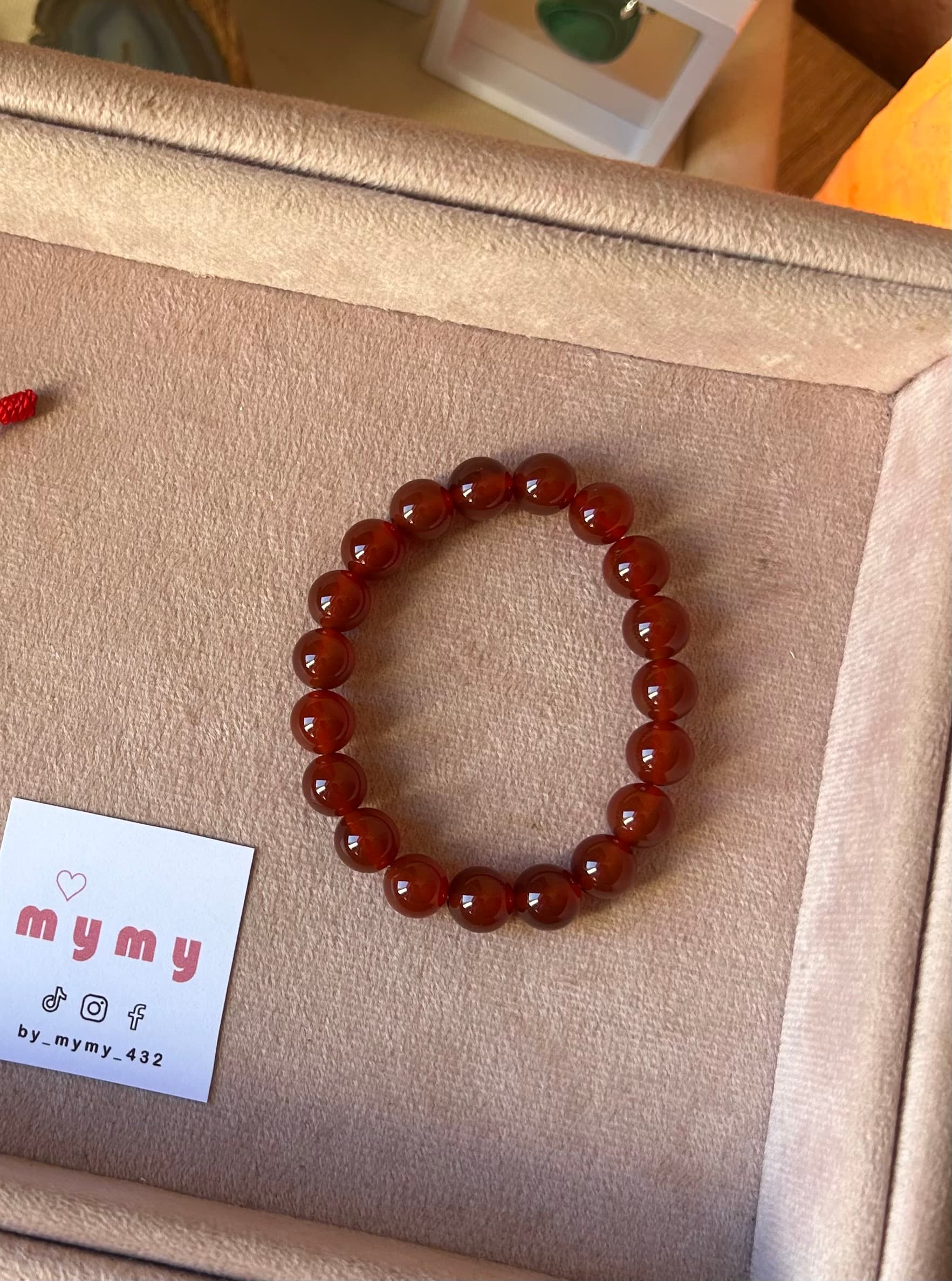 Bracelet cornaline agate yamani