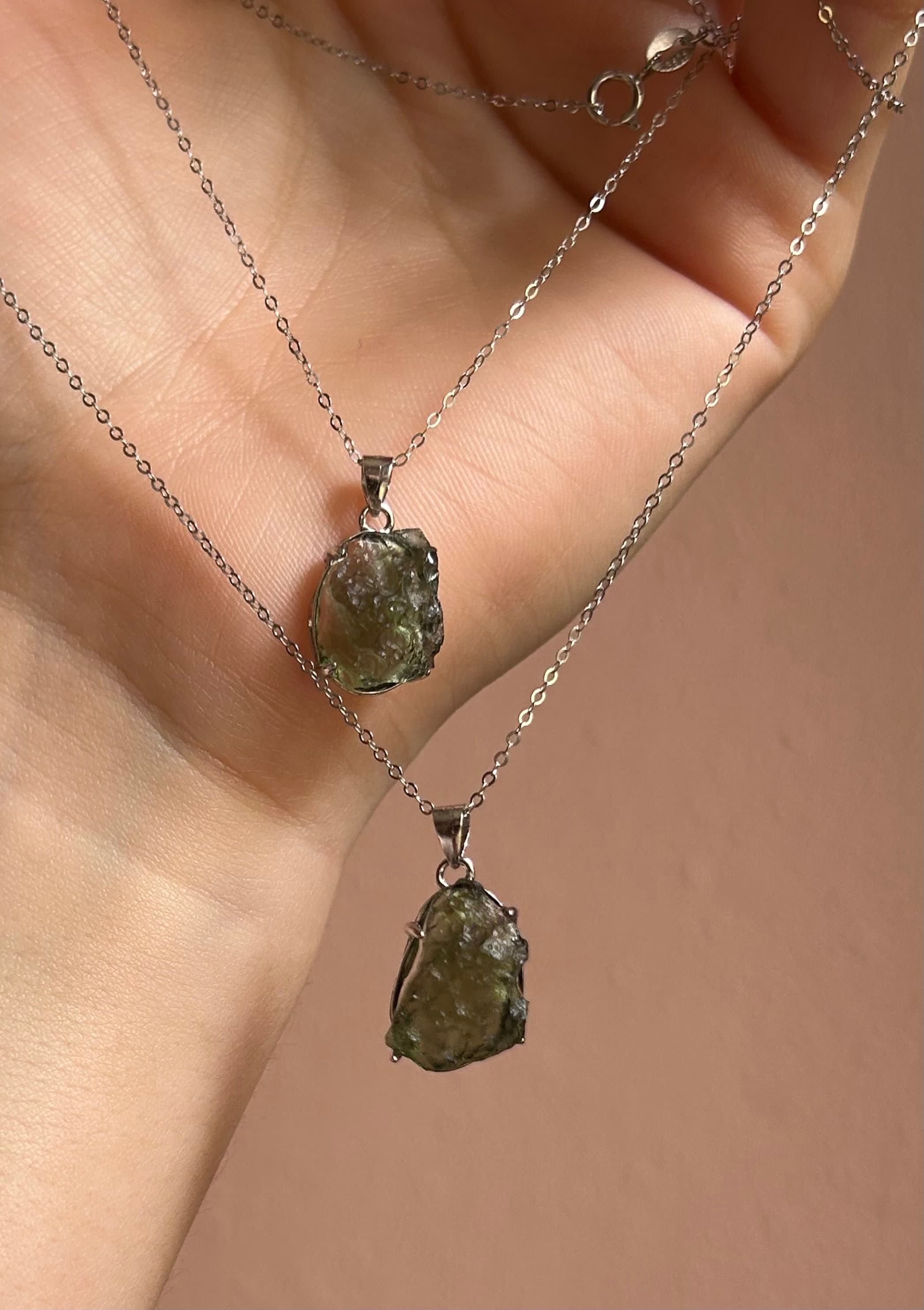 Collier moldavite