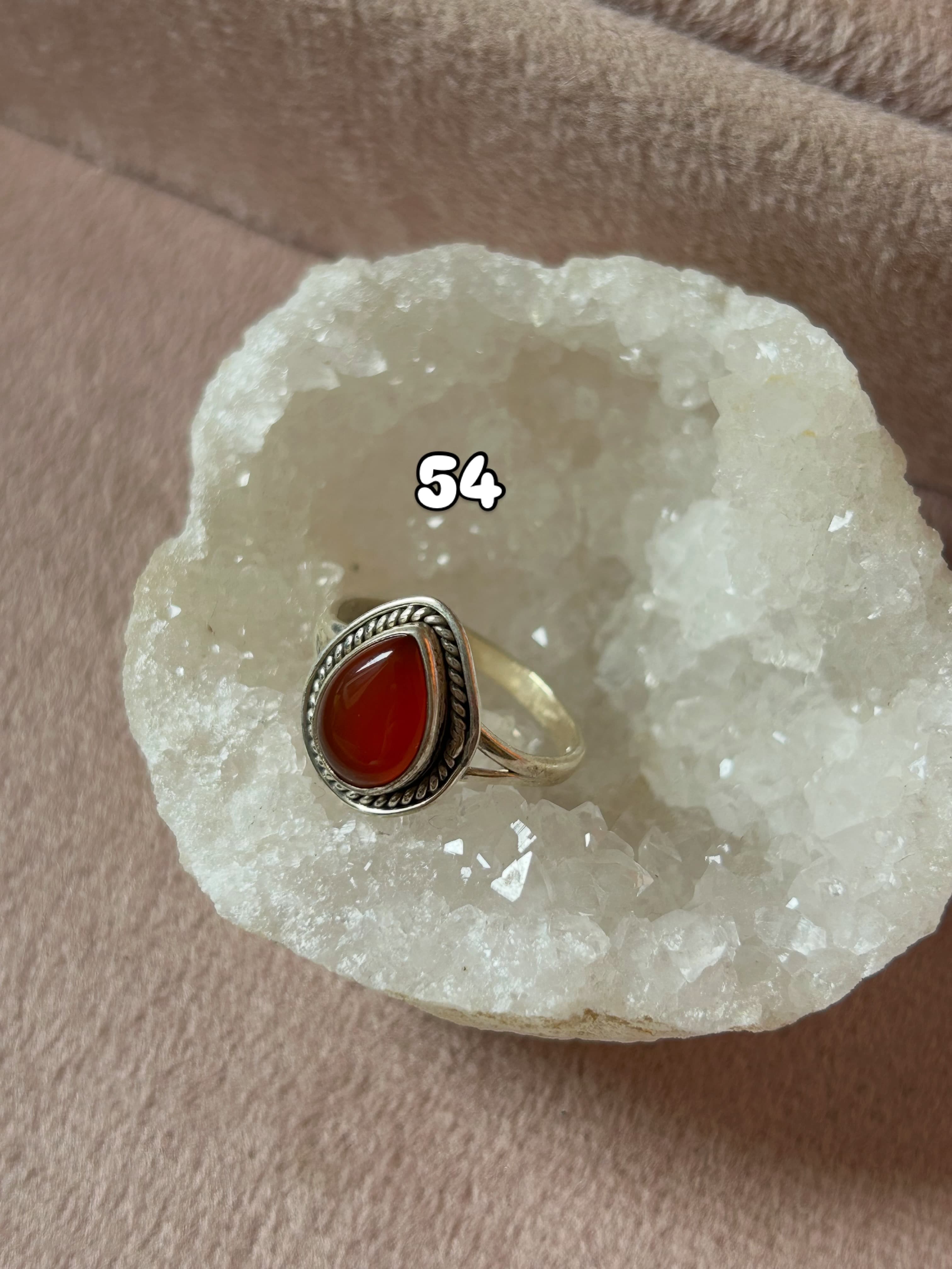 Bague cornaline 01